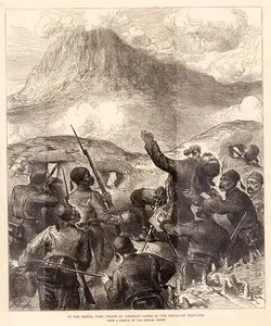 1877-1878 Osmanlı-Rus Savaşı (93 Harbi) Sırasında Şıpka Geçiti Savaşlarında Lehman Paşanın Siperlerde Ölmesi