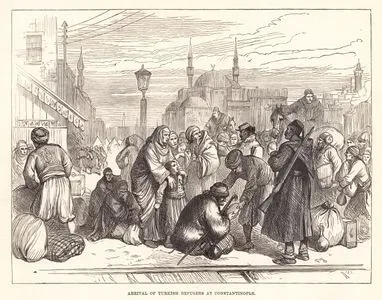 1877-1878 Osmanlı-Rus Savaşı (93 Harbi) Sırasında Balkanlardan Kaçarak İstanbul'a Gelen Türk Göçmenler