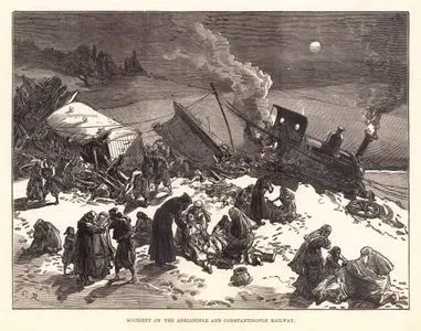 1877-1878 Osmanlı-Rus Savaşı (93 Harbi) Sırasında İstanbul Edirne Arasındaki Demiryolunda Tren Kazası
