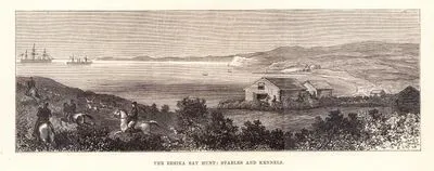 1877-1878 Osmanlı-Rus Savaşı (93 Harbi) Sırasında Beşike Koyuna Gelen İngiliz Askerlerinin Ava Çıkması Ve Ahırlar İle Köpek Kulübeleri
