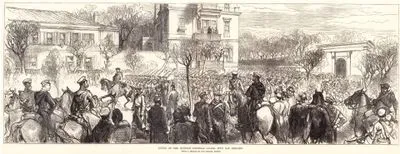 1877-1878 Osmanlı-Rus Savaşı (93 Harbi) Sırasında Çarlık Muhafız Alayının Yeşilköy'e(San Stefano ) Girişi