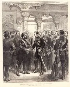 1877-1878 Osmanlı-Rus Savaşının (93 Harbi) Sonunda Gazi Osman Paşa İle General Mihail Skobelev'in İstanbul'da Buluşması