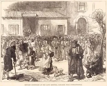 1877-1878 Osmanlı-Rus Savaşı (93 Harbi) Sırasında Balkanlardan Gelen Göçmenler İçin Kurulan İstanbul Pangaltı'da Latin Hastanesindeki Göçmen Dispanseri