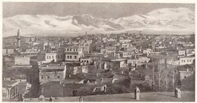 Ermeni Kilisesinin Çan Kulesinden Güneye Bakıldığındaki Erzurum Manzarası