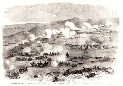 1853-1856 Osmanlı-Rus Savaşı (Kırım Savaşı) Sırasında 29 Eylül 1855 Tarihinde Gerçekleşen Kars Şehrinin Tahmasp Tabyasının Yakınındaki Muharebe
