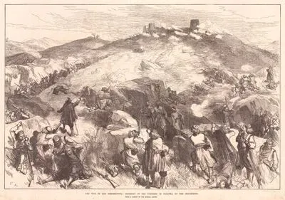 1875-1876 Hersek İsyanı Sırasında İsyancıların Türk Kalesine Saldırmaları
