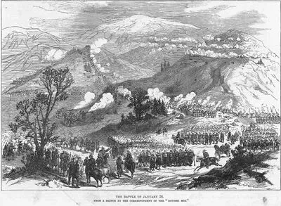 1875-1876 Hersek İsyanı Sırasında 26 Ocak 1876 Tarinde Türk Ordusu İle İsyancılar Arasındaki Savaş