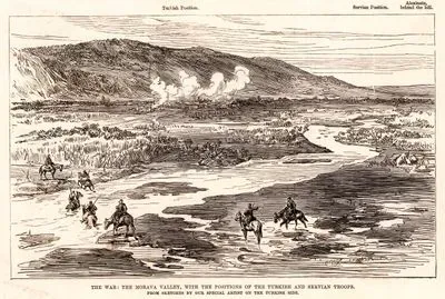 1876-1877 Osmanlı-Sırp Savaşı Sırasında Morava Vadisinde Türk Ve Sırp Ordularının Pozisyonları