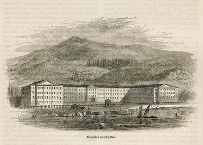 1853-1856 Osmanlı-Rus Savaşı (Kırım Savaşı) Sırasında İzmir'de Hastane Olarak Kullanılan Sarı Kışla (Kışla-i Humayun)