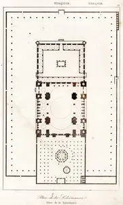 Süleymaniye Caminin Planı