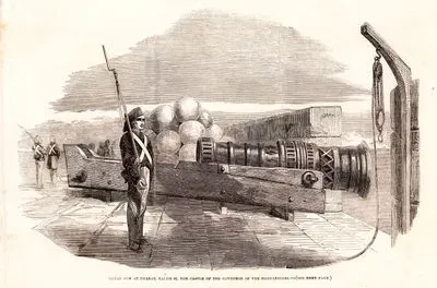 1853-1856 Osmanlı-Rus Savaşı (Kırım Savaşı) Sırasında Çimenlik (Çanakkale) Kalesindeki Büyük Top
