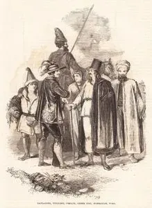 Laponyalı Bir Erkek, Tirollü (Tyrollü) Bir Erkek, Kazak Soyundan Bir Erkek, Yunanlı Kız, Macar Erkeği, Bir Türk Erkeği