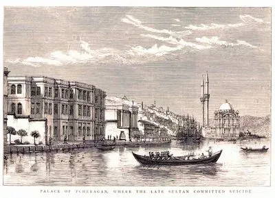 Osmanlı Padişahı Sultan Abdülaziz'in Öldürüldüğü Feriye Sarayı İle Çırağan Sarayı Ve Ortaköy Cami