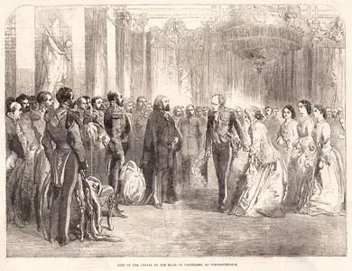 Osmanlı Padişahı Sultan Abdülmecid'in İstanbul'a Gelen Cambridge Dükü Prens George Ziyareti
