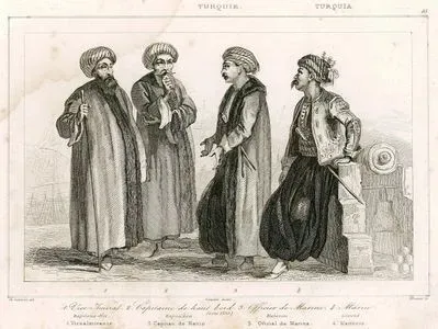 1. Kaptan Paşa 2. Kapudane (1788 Yılı İtibariyle) 3. Mülazım (Teğmen-Deniz Subayı) 4. Levend