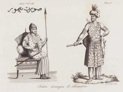 Timur İmparatorluğunun Kurucusu ve İlk Hükümdarı Timur'un Portreleri, Asya Cilt III, Resim 11.