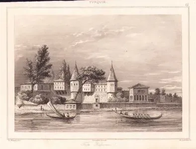 Topkapı Sahil Sarayı (1862 Yılında Gerçekleşen Yangından Önceki Hali), İstanbul