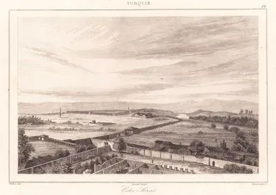 Edirne Sarayı’nın (Sarayı Cedidei Amire) Genel Görünümü