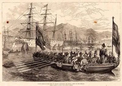 "Serapis" Gemisindeki Kraliyet Partisine Yunanistan Kraliyet Kayığı ile Gidilmesi