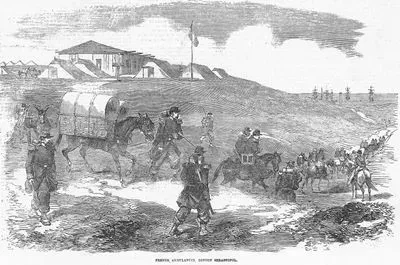 1853-1856 Osmanlı-Rus Savaşı (Kırım Savaşı) Sırasında Sivastopol'daki Fransız Ambulansları