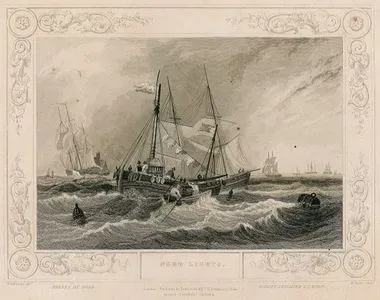 Thames Nehrinin Girişinin Işıkları