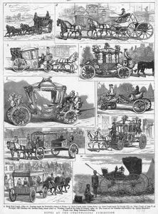 Araba İmal Edenlerin Sergisinden-1. 1784 Yılında Posta Arabası 2.Galler Prensi Frederick İçin Yapılmış Araba 3.Kraiçe Anne İçin Devlet Arabası 4.Kral George III. İçin Yapılmış Devlet Arabası 5. 18. Yüzyılda Portekiz Kralı V.John'un Devlet Arabası 6. 1700'lü Yıllarda Bahçe Arabası 7.Saxony Dükünün Düğün Arabası 8.Venedik Büyükelçisinin Arabası 9.Kraliçe Elizabeth'in Arabası 10.Zulu Kralı Cetewayo'nun Arabası