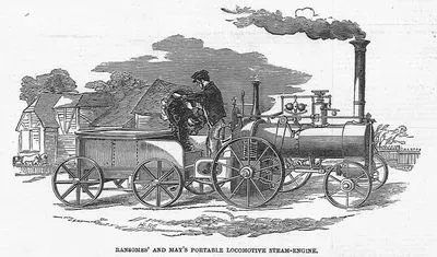 Ransomes And May Geliştirdiği Buharlı Seyyar Lokomotif