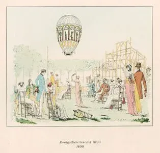 1800 Yılında Paris'de Tivoli Bahçesinden Balonun Havalanması