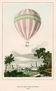 1810 Yılında Balon Pilotu James Sadler'in Oxford'dan Havalanışı