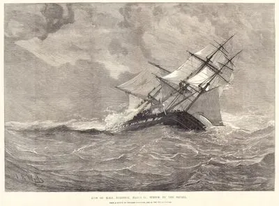 "HMS Eurydice" İsimli Geminin 24 Mart 1878 Tarihinde Fırtınada Batması