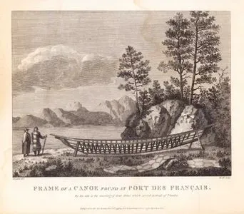 Alaska'da Lituya ( Port Des Français) Körfezinde Bulunan Ve Yan Tarafları Fok Balığı Derisi ile Kaplanacak Kano İskeleti, No.57