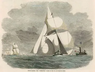Boston Yat Yarışını Kazanan "Waterwitch" Frieston Sahili Açıklarında