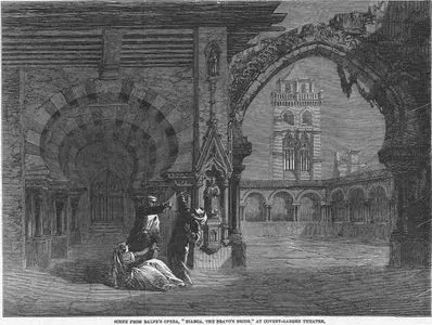 Michael William Balfe'nin Operası "Bravo'nun Gelini Bianca'dan" Bir Sahne, Covent Garden Tiyatrosu