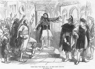 "Wat Tyler" Oyunundan Bir Sahne, Gaiety Tiyatrosu