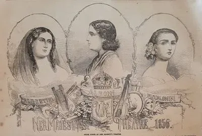 Kraliyet Tiyatrosunda Opera Baş Kadın Oyuncuları Albertini, Alboni, Piccolomini