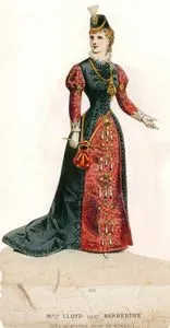 "Barberine" Oyununda Bayan Lloyd Macarisyan Kraliçesi Beatrix Rolünde