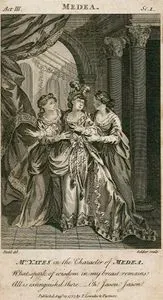 "Medea" Oyununda Mary Ann Yates Medea Rolünde III.Perde I.Sahne