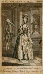 "Bilinçli Aşıklar" Oyununda Frances Abington Phillis Rolünde  III.Perde IV.Sahne