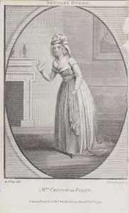 The Beggar's Opera (Dilenci Operası) Operasında Polly Rolünde Anna Maria Crouch (nee Phillips)