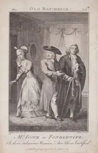 The Old Bachelor (Müzmin Bekar) Oyununda Fondlewife Rolünde Samuel Foote ve Letitia ile Bellmour Karakterleri, IV.Perde VI.Sahne
