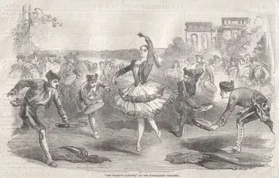 "İspanyol Dansı(Flamenko)" Balesinden Bir Sahne, Haymarket Tiyatrosu
