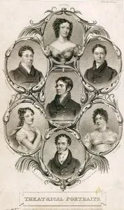 Tiyatro Portreleri(Paton, Bartley, Warde, Macready, Chester, Glover, Wrench)