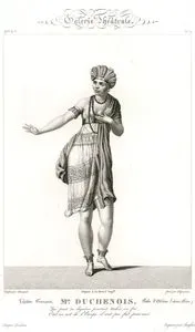 D'Alzire Rolünde Mademoiselle Duchesnois(Alzire),  Fransız Tiyatrosu, Plate 5