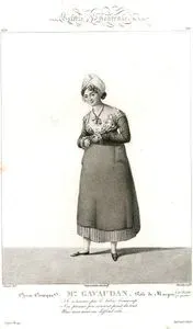 Margol Rolünde Mme. Gavaudan(Büyük Sorunlar), Komik Opera, Plate 9