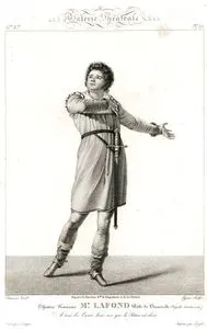 Tancrede Rolünde Mr.Lafond(Tancrede) Fransız Tiyatrosu, Plate 17