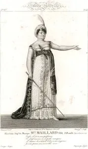 Armide Rolünde Mlle. Maillard(Armide Operası), İmparatorluk Müzik Akademesi, Plate 18