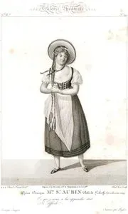 Lisbeth Rolünde Mm.St. Aubin(Lisbeth), Komik Opera, Plate 19