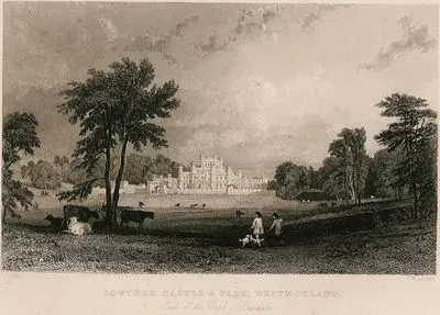Westmorland'da Lonsdale Kontunun Ev Olarak Kullandığı Lowther Kalesi Ve Parkı