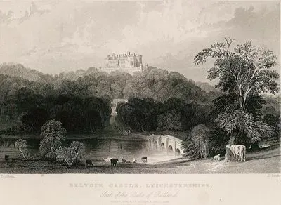 Leicestershire'de Rutland Dükünün Ev Olarak Kullandığı Belvoir Kalesi
