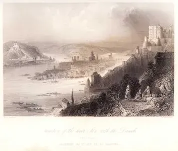 Tuna Nehri İle İnn Nehrinin Buluştuğu Yer Ve Passau Şehri